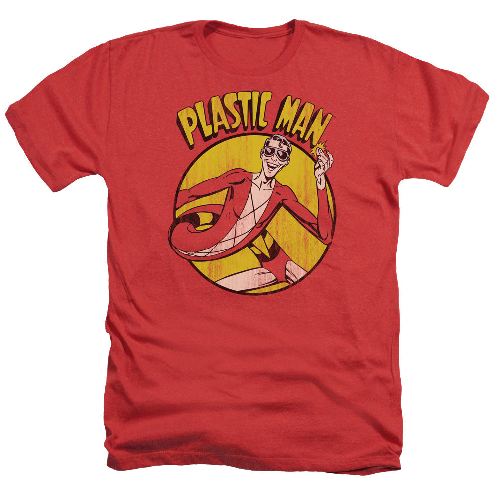 DC - Plastic Man Adult Regular Fit Heather Short Sleeve product image 1