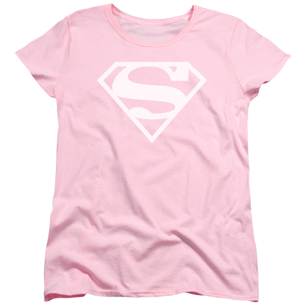 DC - White & Pink Shield Women's Short Sleeve product image 1