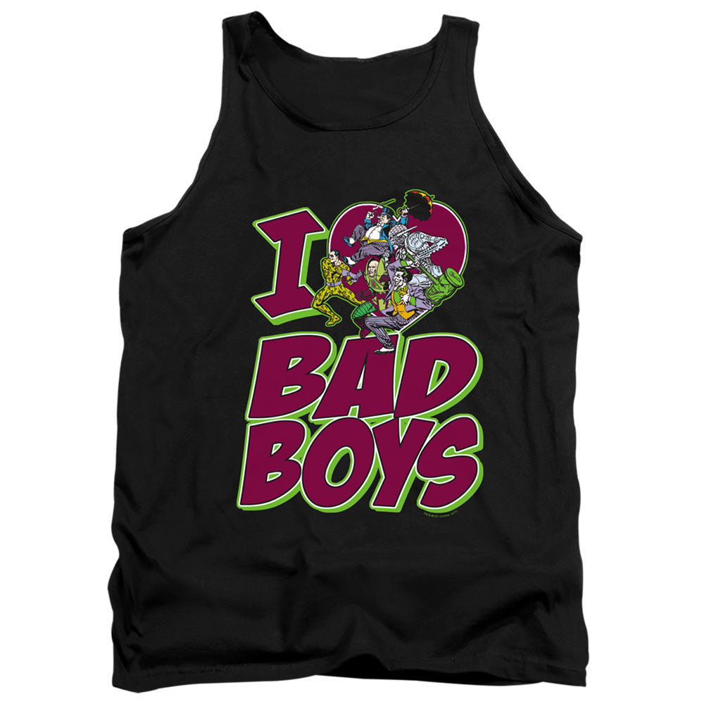 DC - I Heart Bad Boys Adult Tank Top