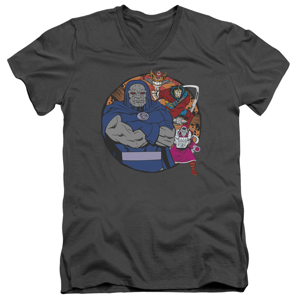 DC - Apokolips Represent Adult Slim Fit V Neck Cotton product image 2