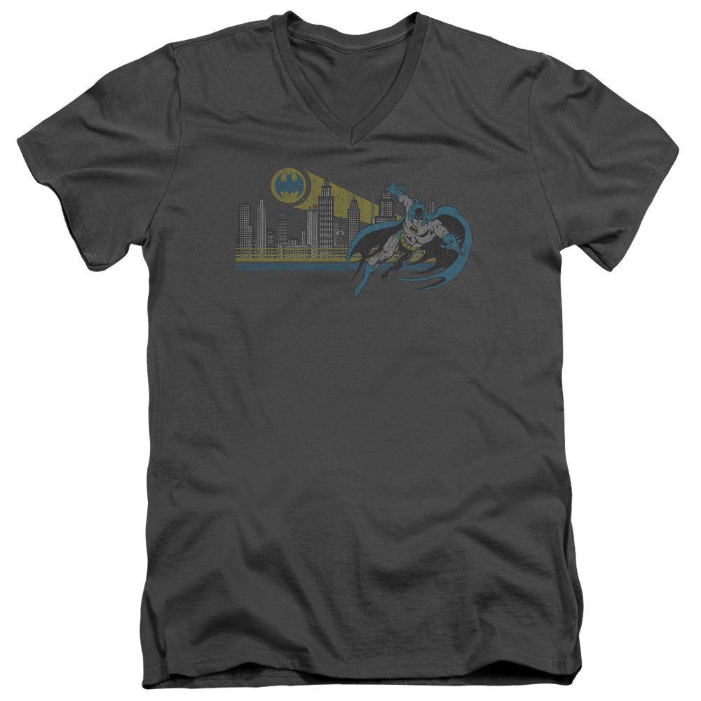 DC - Gotham Retro Adult Slim Fit V Neck Cotton product image 2