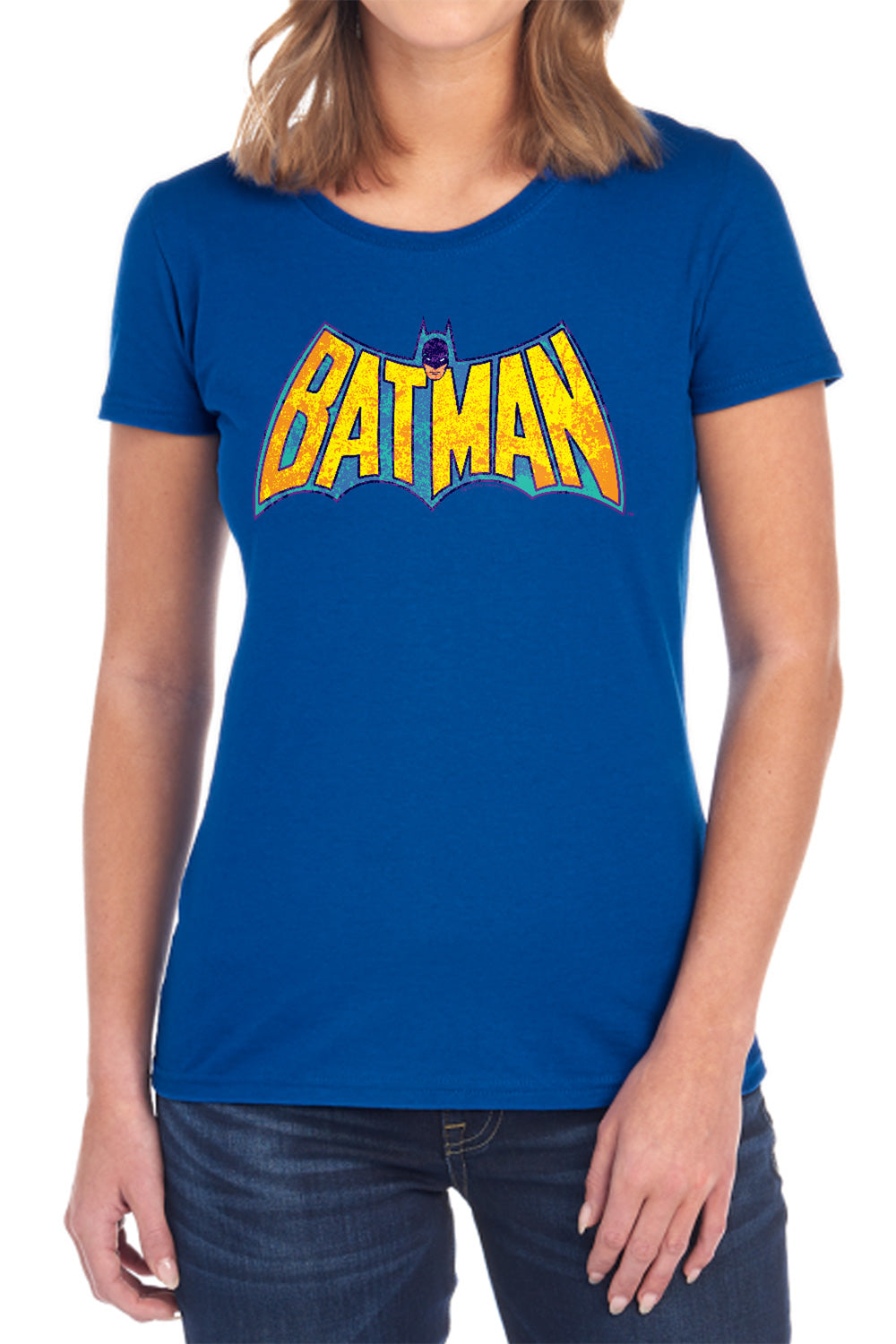 DCO - Batman Neon Distress Logo Women's Short Sleeve product image 1