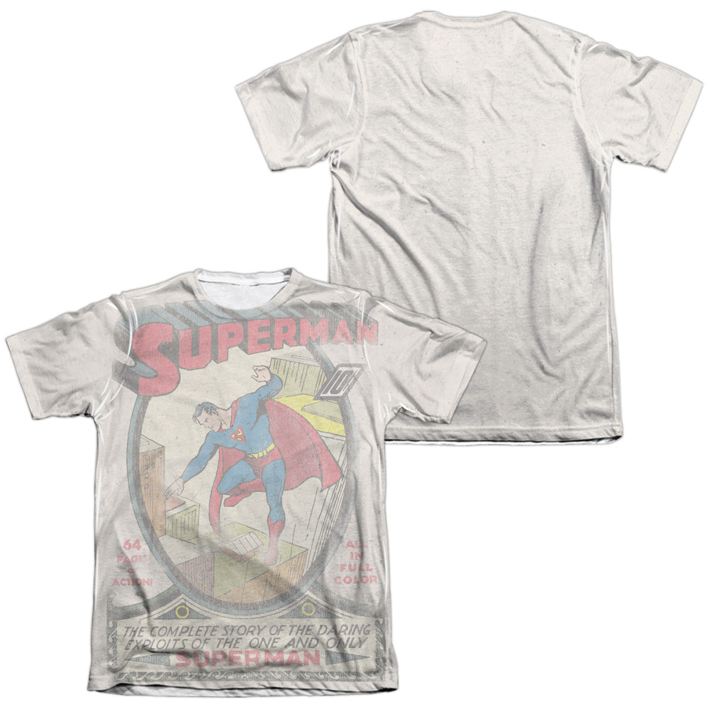 DC - Superman #1 Distressed Adult Regular Fit Short Sleeve product image 3