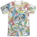 DC - Super Collage Adult Regular Fit Short Sleeve 100% Poly product image 1