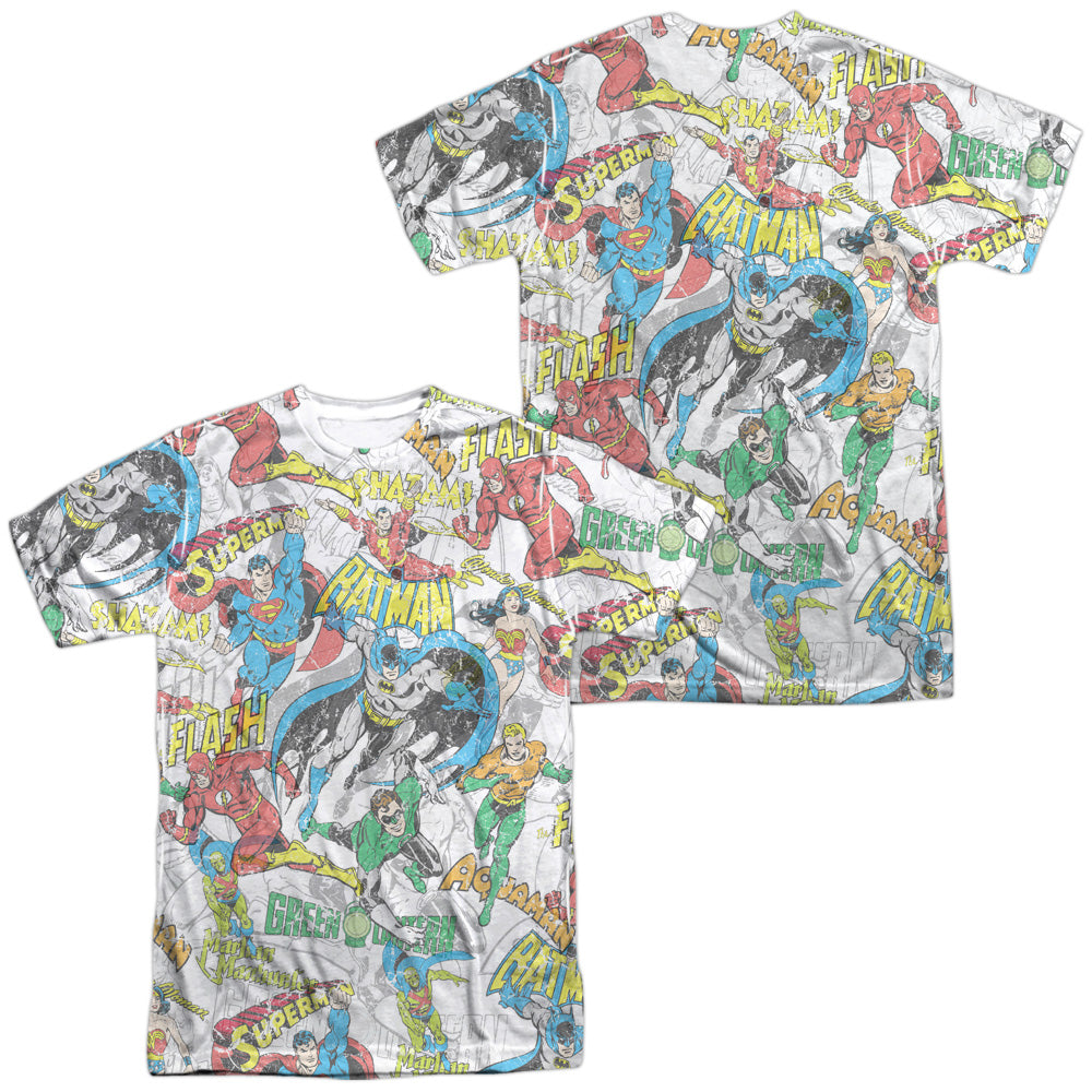 DC - Super Collage Adult Regular Fit Short Sleeve 100% Poly product image 3