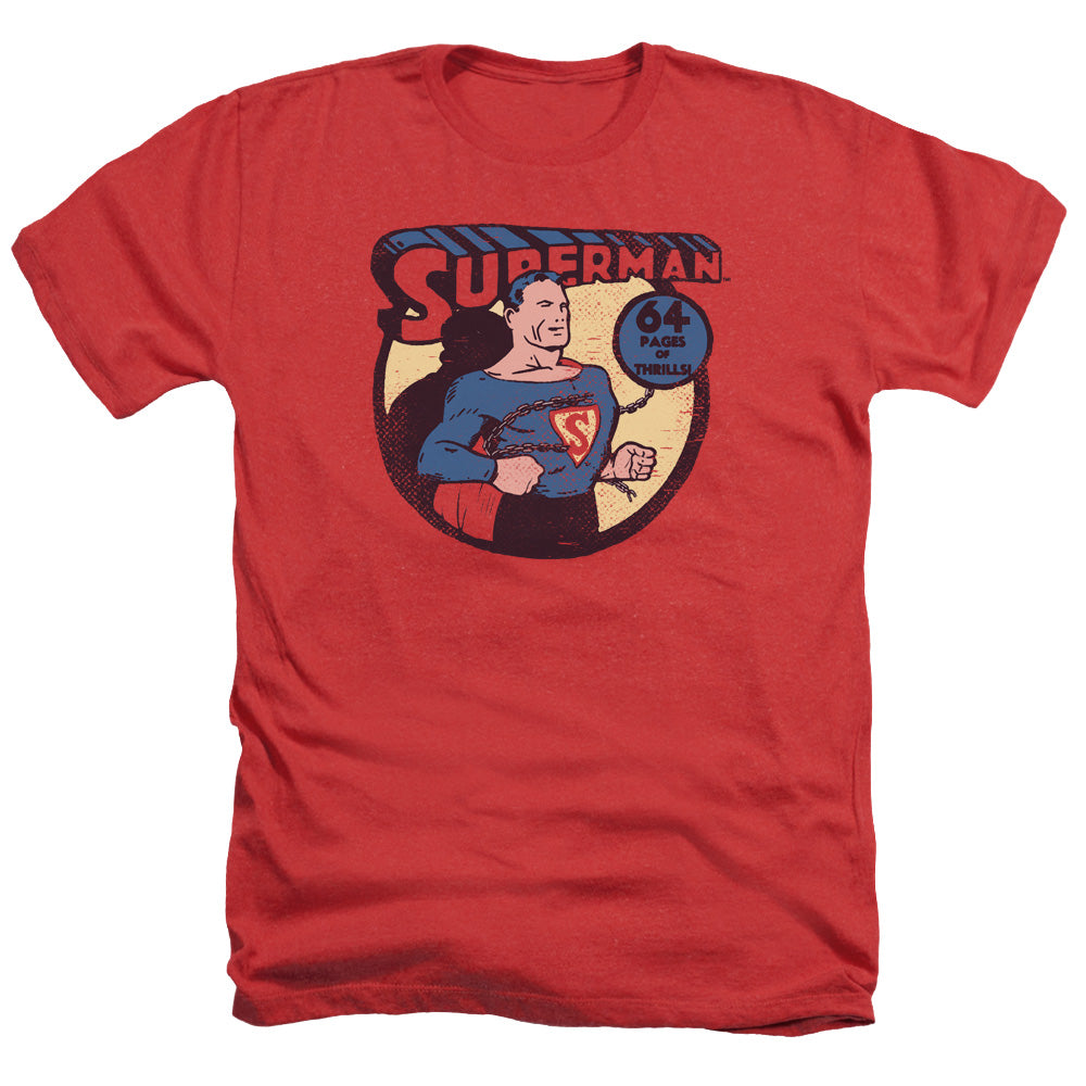DC - Superman 64 Adult Regular Fit Heather Short Sleeve product image 1
