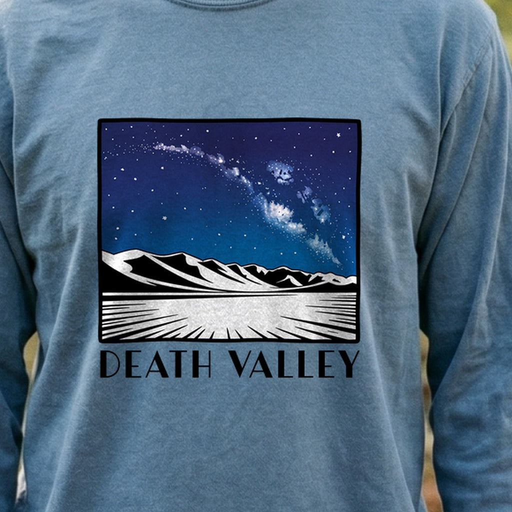 Death Valley National Park at Night Cotton Long Sleeve product image 3