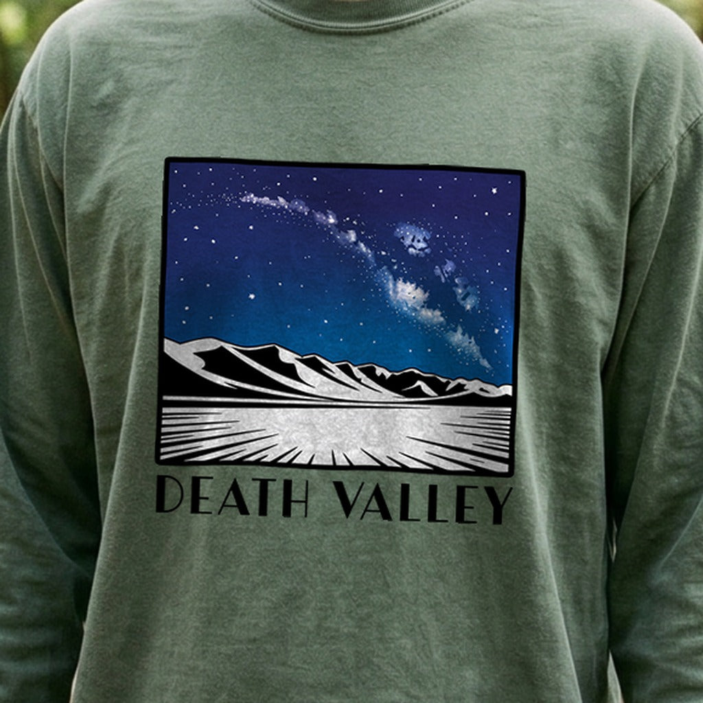 Death Valley National Park at Night Cotton Long Sleeve product image 4