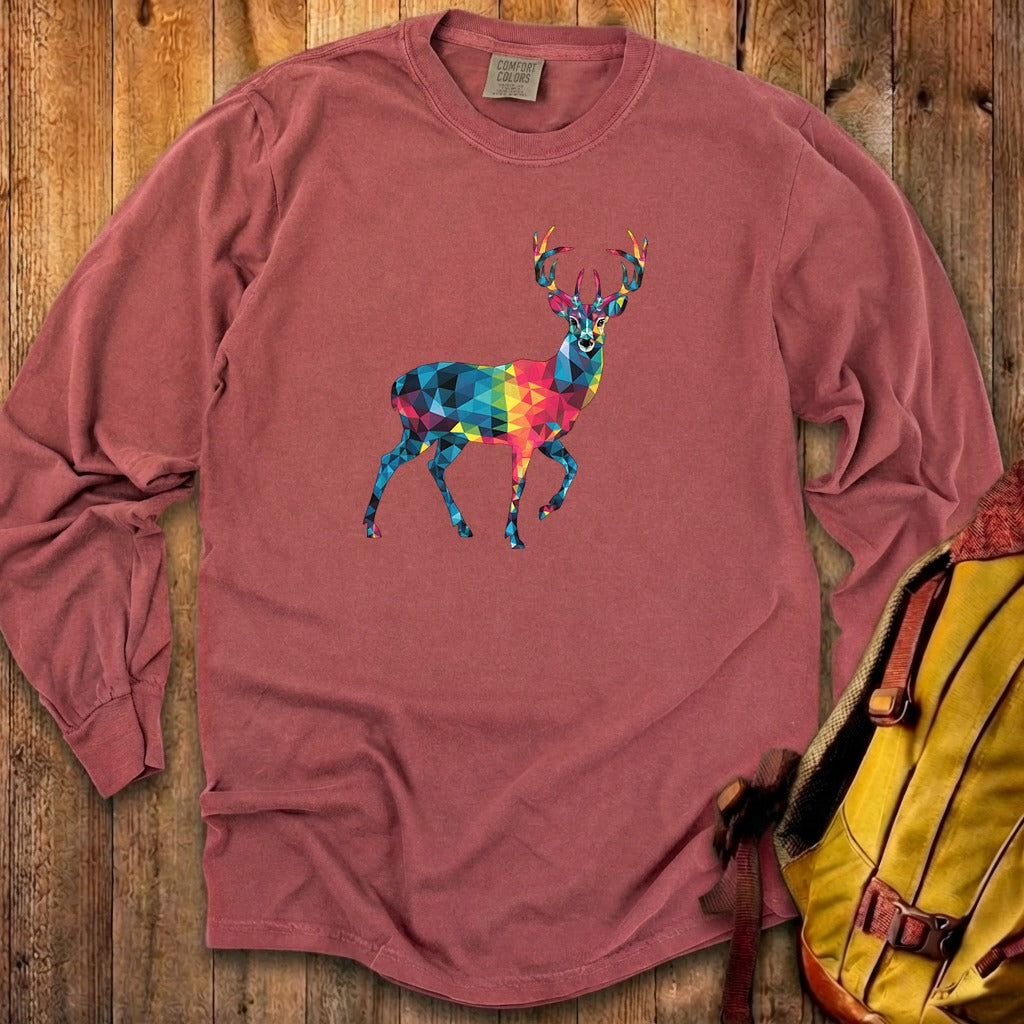 Deer Mosaic Cotton Long Sleeve product image 13