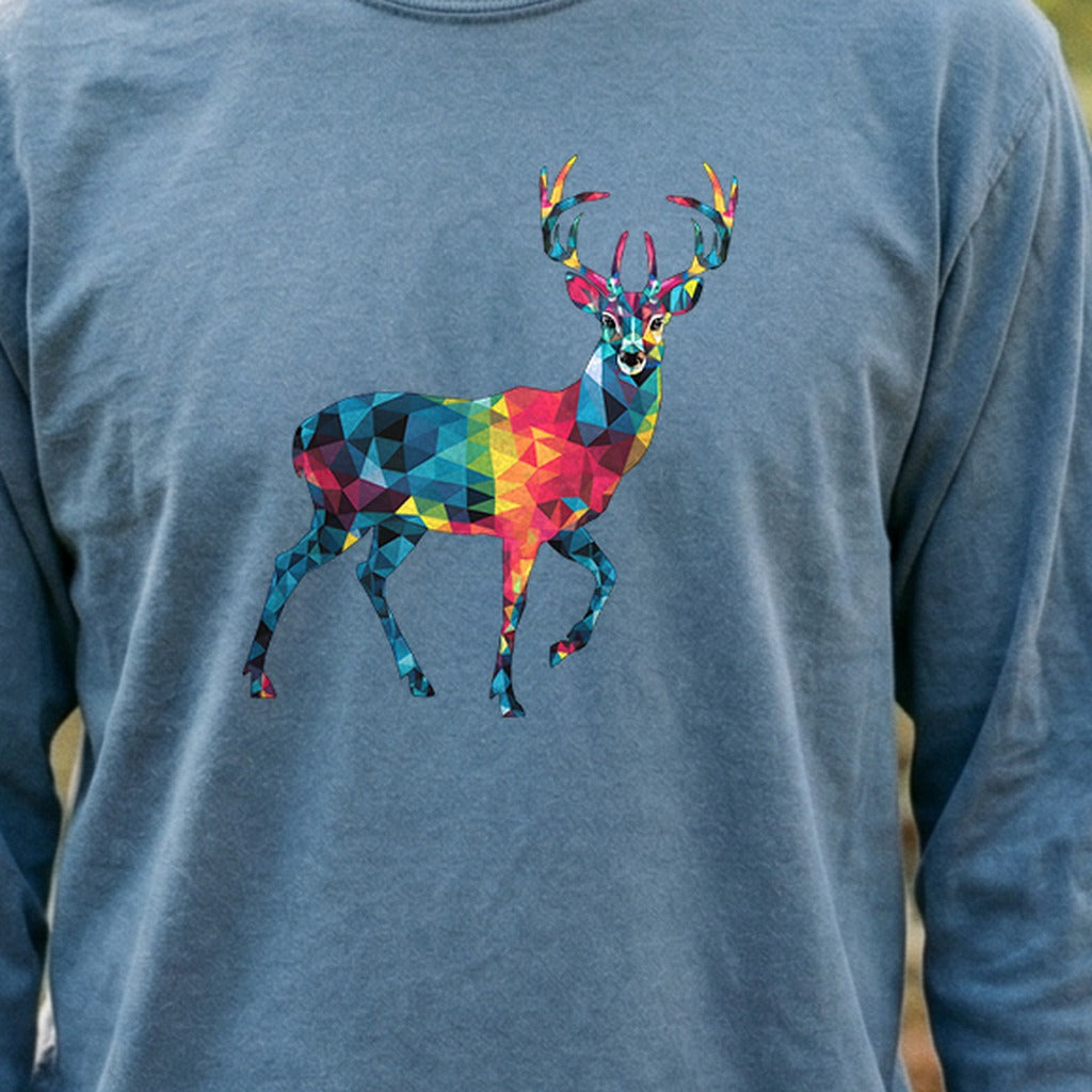 Deer Mosaic Cotton Long Sleeve product image 3