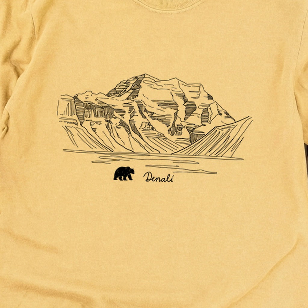Denali Line Drawing Cotton Long Sleeve product image 12