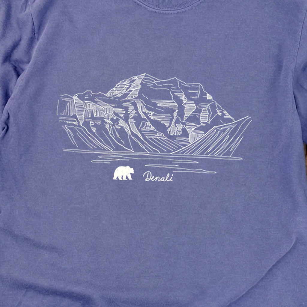 Denali Line Drawing Cotton Long Sleeve product image 30