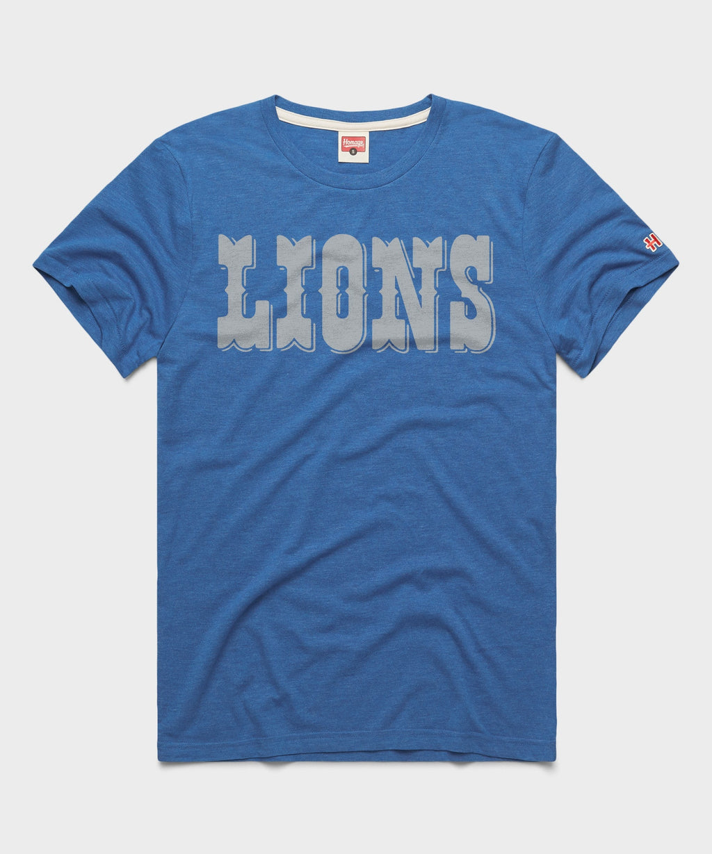Detroit Lions Wordmark '70 T-Shirt product image 1
