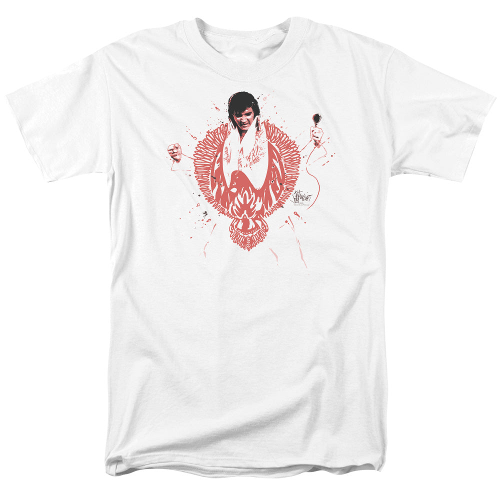 Elvis Presley - Red Pheonix Adult Regular Fit Short Sleeve product image 1