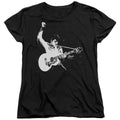 Elvis Presley - Black&White Guitarman Women's Short Sleeve product image 1