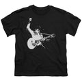 Elvis Presley - Black&White Guitarman Youth Short Sleeve product image 1