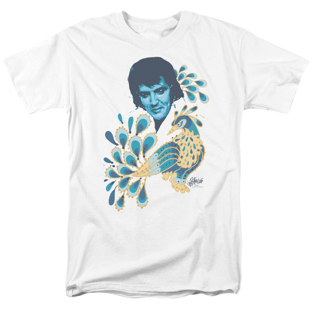 Elvis Presley - Peacock Adult Regular Fit Short Sleeve product image 1