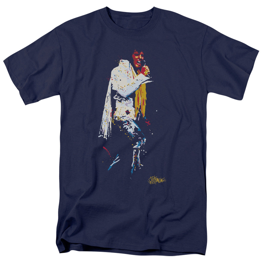 Elvis Presley - Yellow Scarf Adult Regular Fit Short Sleeve product image 1