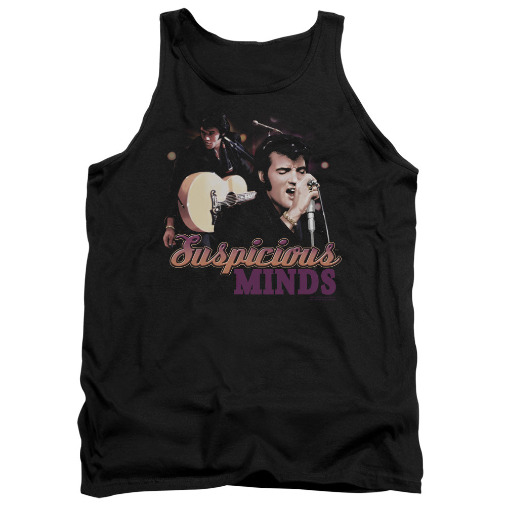 Elvis Presley - Suspicious Minds Adult Tank Top