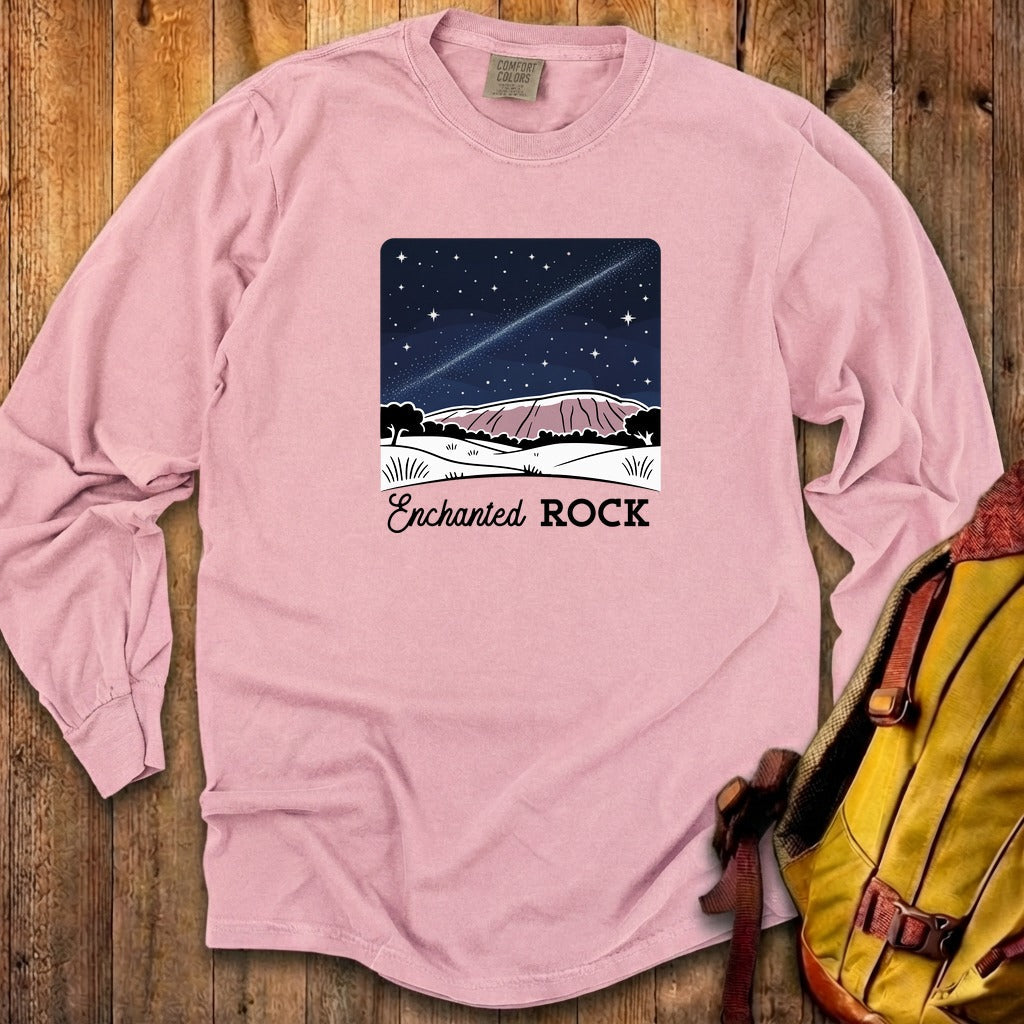 Enchanted Rock at Night Cotton Long Sleeve product image 7