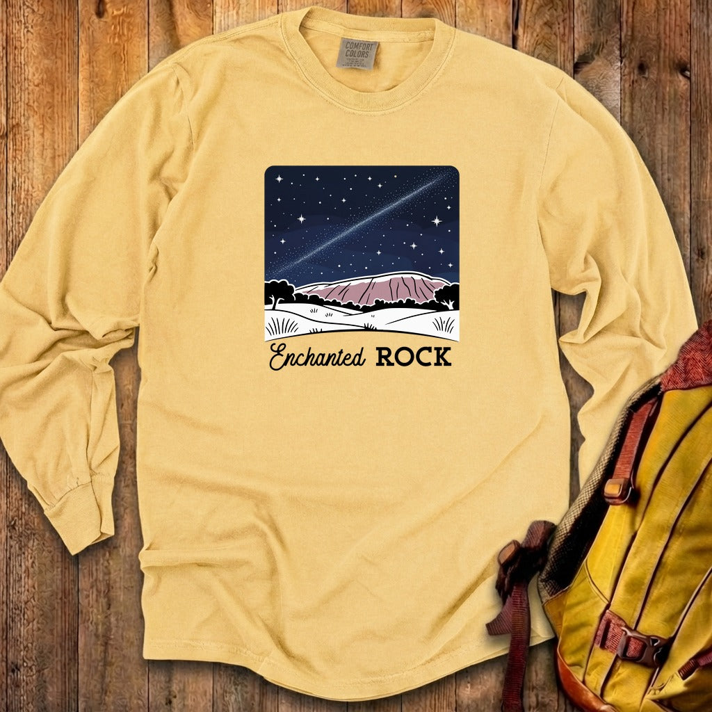 Enchanted Rock at Night Cotton Long Sleeve product image 9