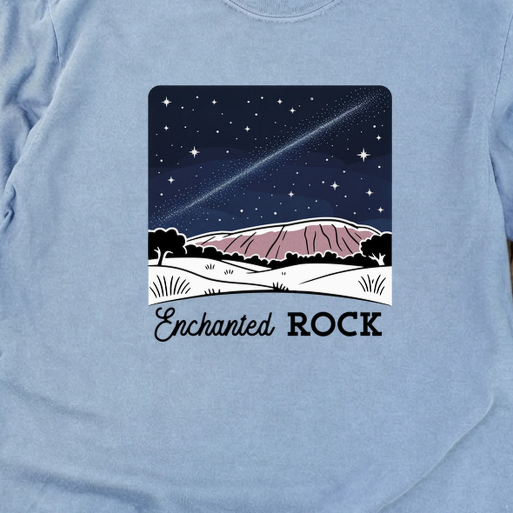 Enchanted Rock at Night Cotton Long Sleeve product image 12