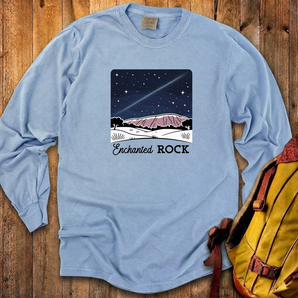 Enchanted Rock at Night Cotton Long Sleeve product image 11
