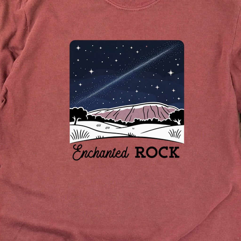 Enchanted Rock at Night Cotton Long Sleeve product image 14