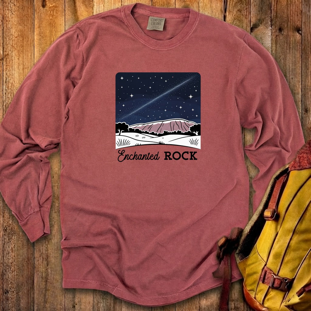 Enchanted Rock at Night Cotton Long Sleeve product image 13