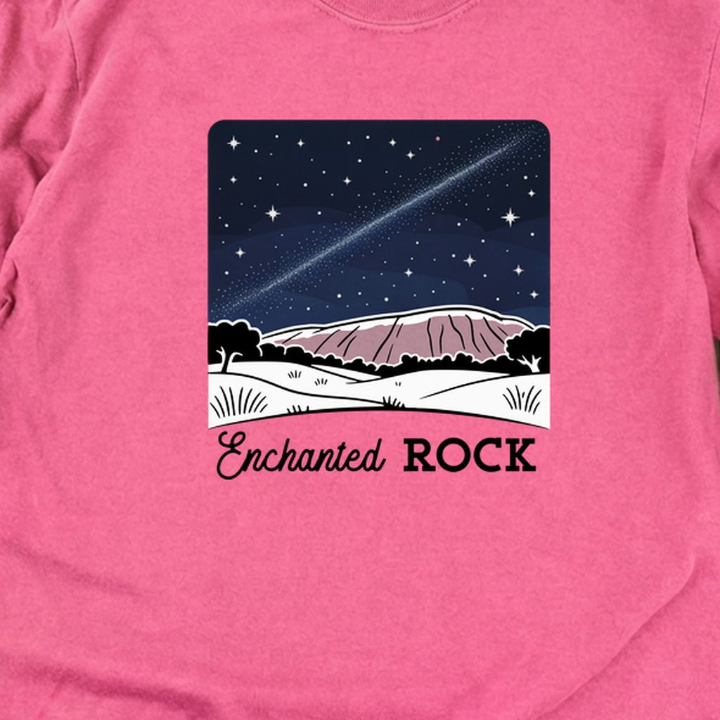 Enchanted Rock at Night Cotton Long Sleeve product image 16