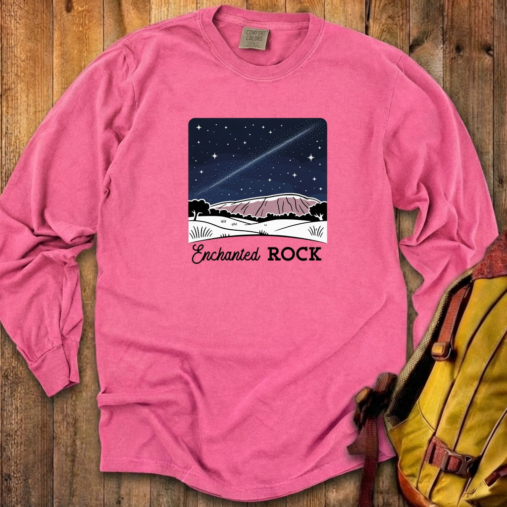 Enchanted Rock at Night Cotton Long Sleeve product image 15