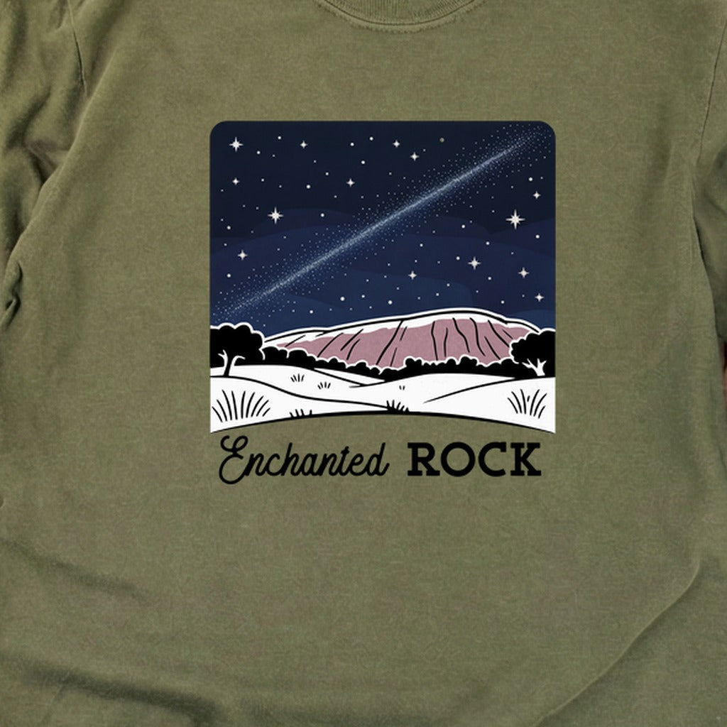 Enchanted Rock at Night Cotton Long Sleeve product image 18