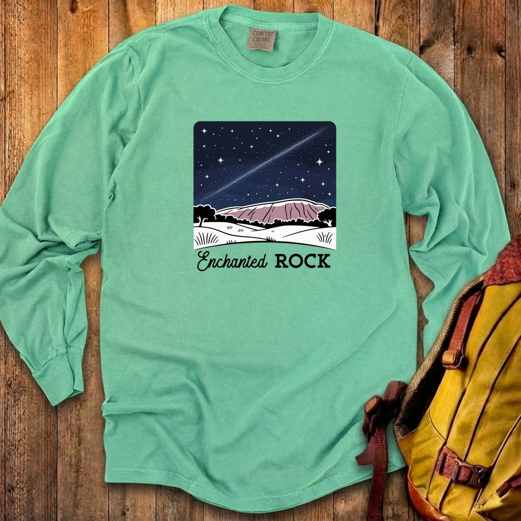Enchanted Rock at Night Cotton Long Sleeve product image 19
