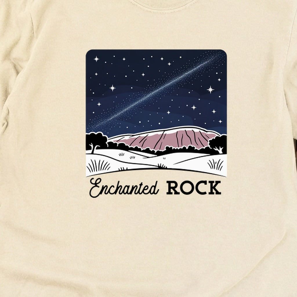 Enchanted Rock at Night Cotton Long Sleeve product image 22