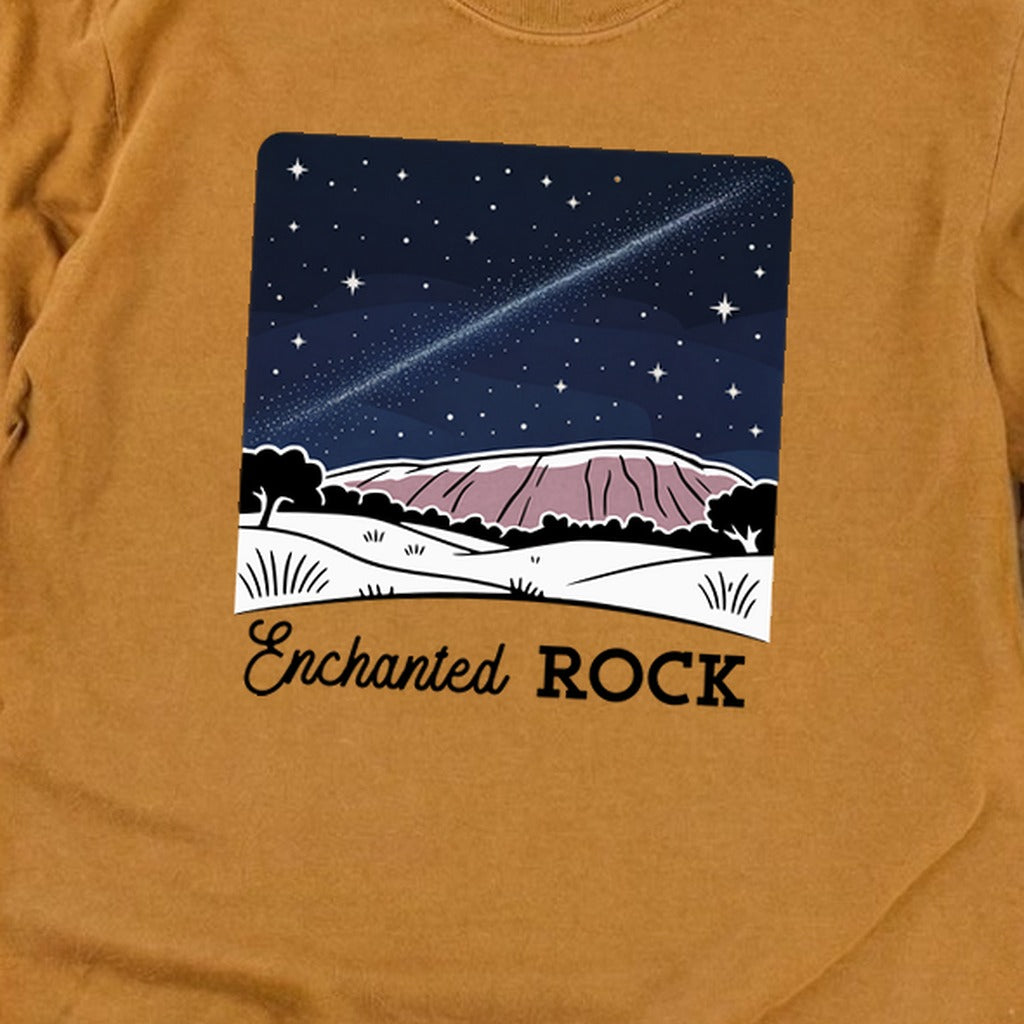 Enchanted Rock at Night Cotton Long Sleeve product image 24