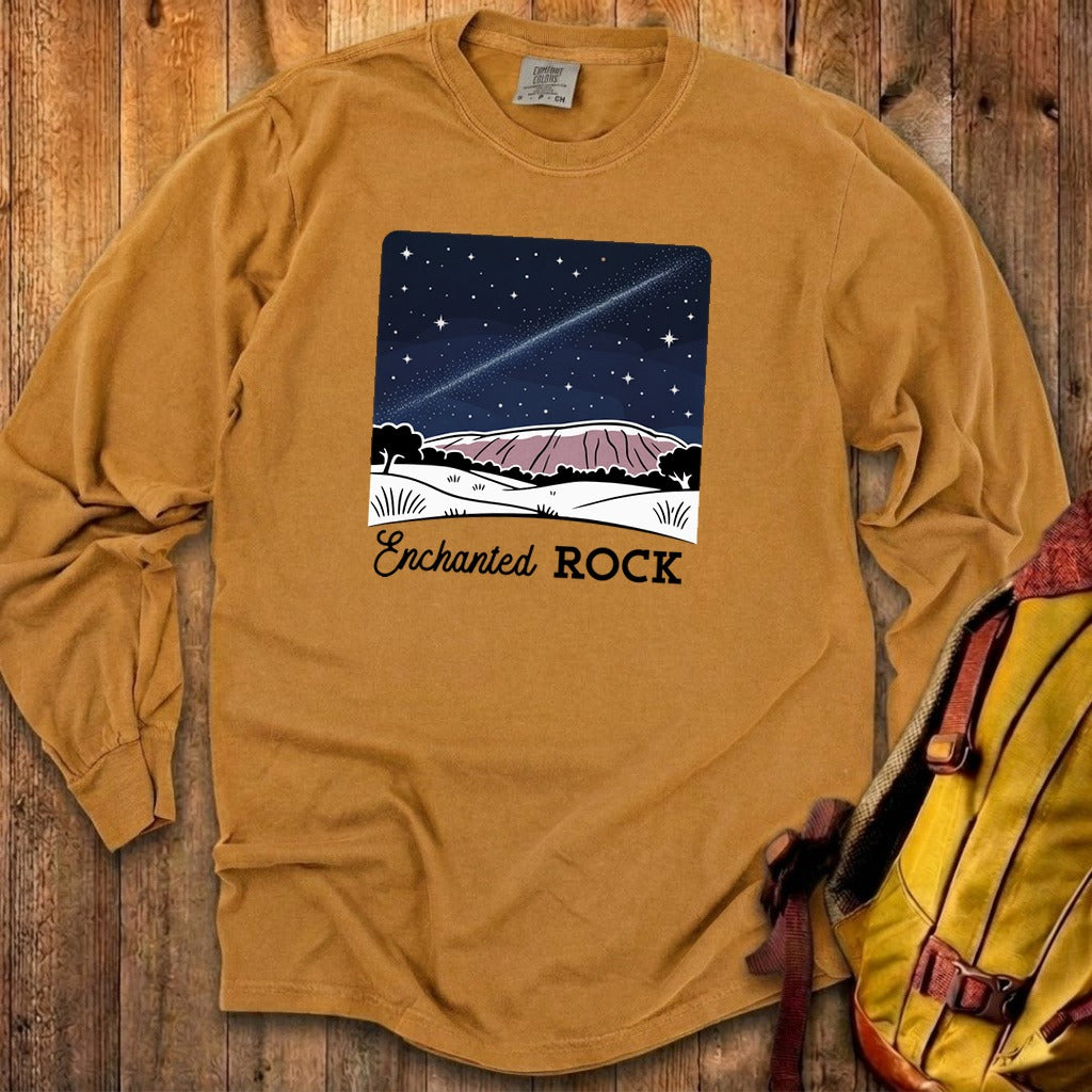 Enchanted Rock at Night Cotton Long Sleeve product image 23