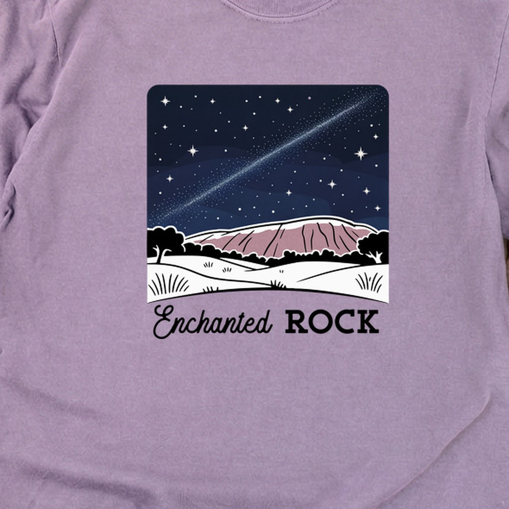 Enchanted Rock at Night Cotton Long Sleeve product image 26