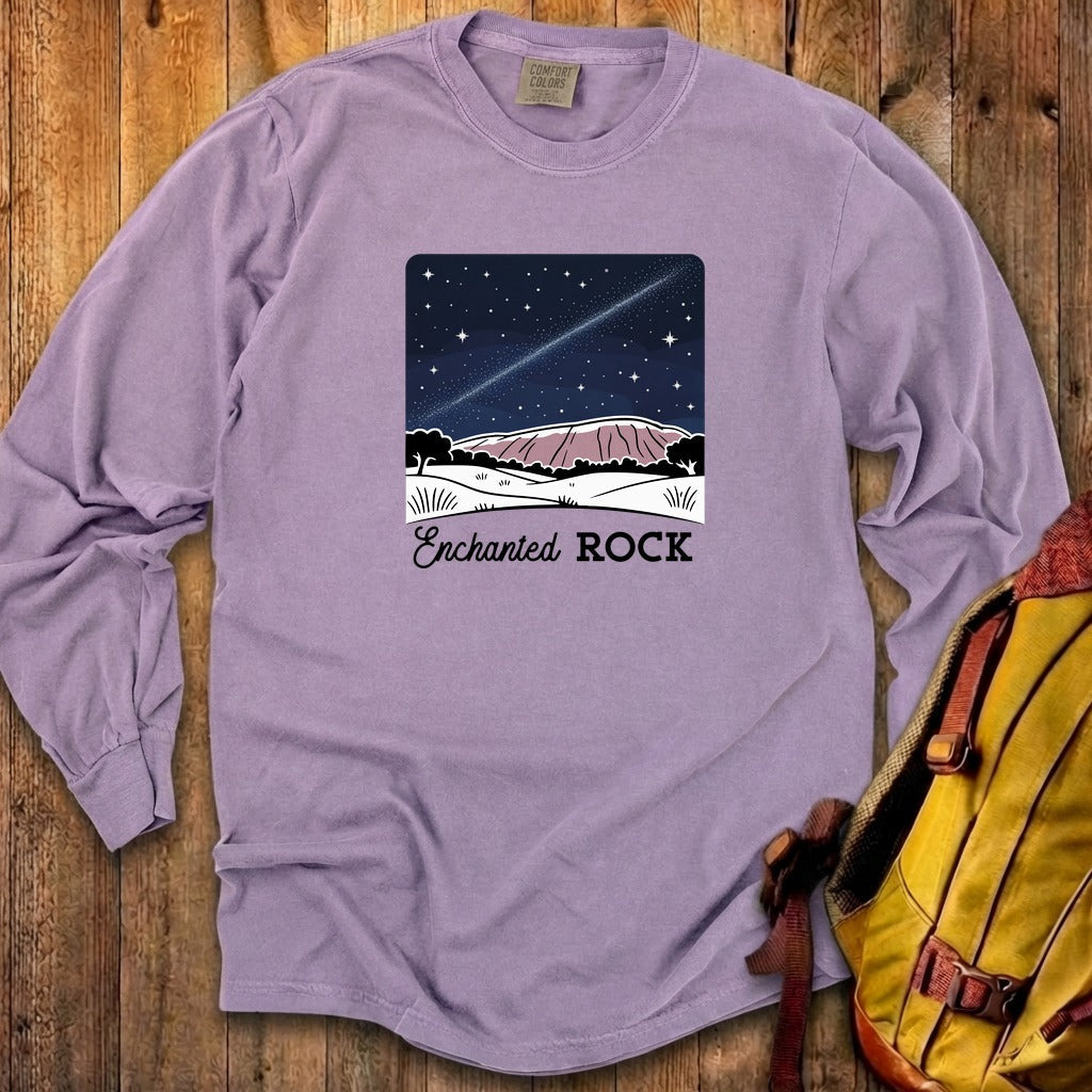 Enchanted Rock at Night Cotton Long Sleeve product image 25