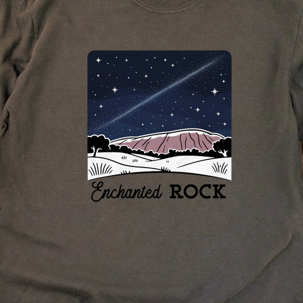 Enchanted Rock at Night Cotton Long Sleeve product image 28