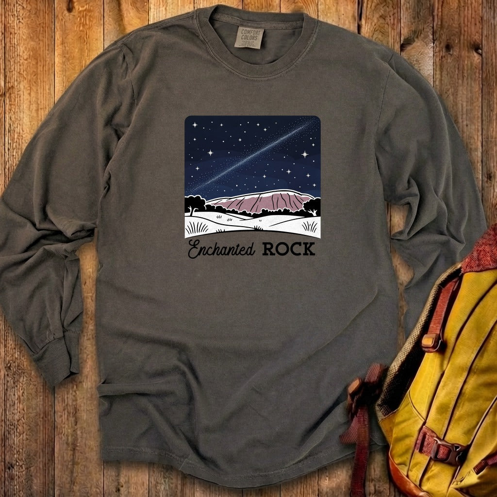 Enchanted Rock at Night Cotton Long Sleeve product image 27