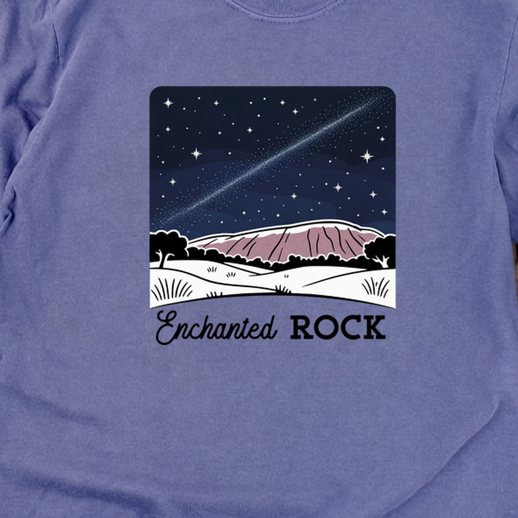 Enchanted Rock at Night Cotton Long Sleeve product image 30