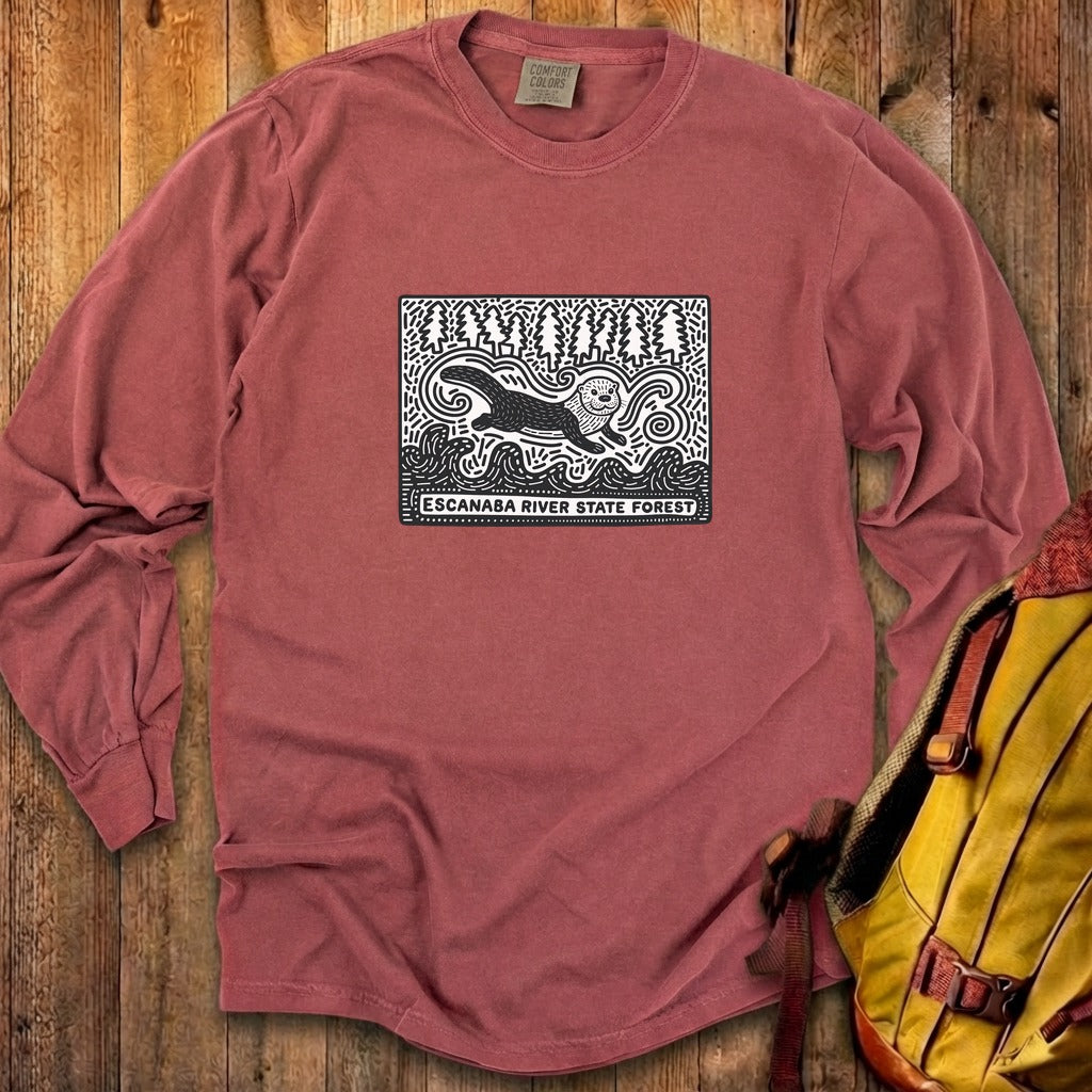Escanaba River State Forest Cotton Long Sleeve product image 15