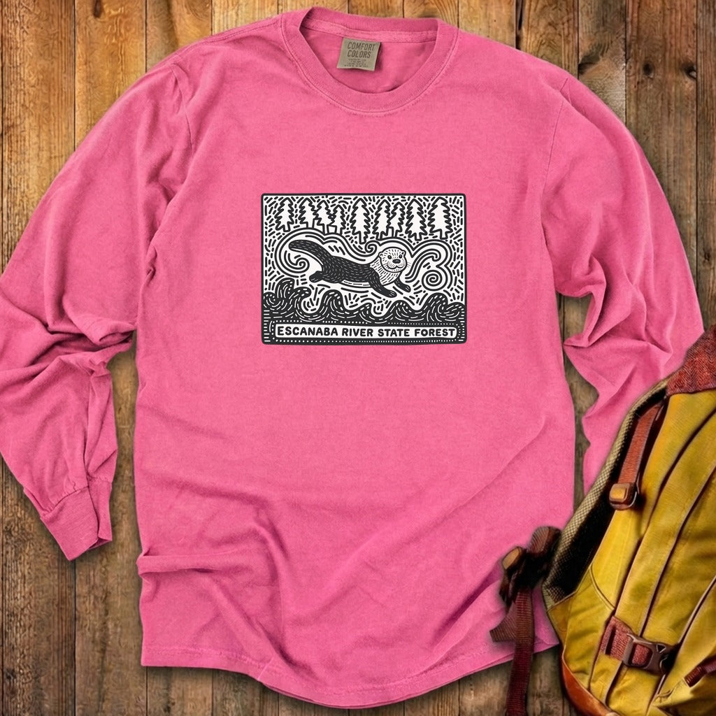 Escanaba River State Forest Cotton Long Sleeve product image 17