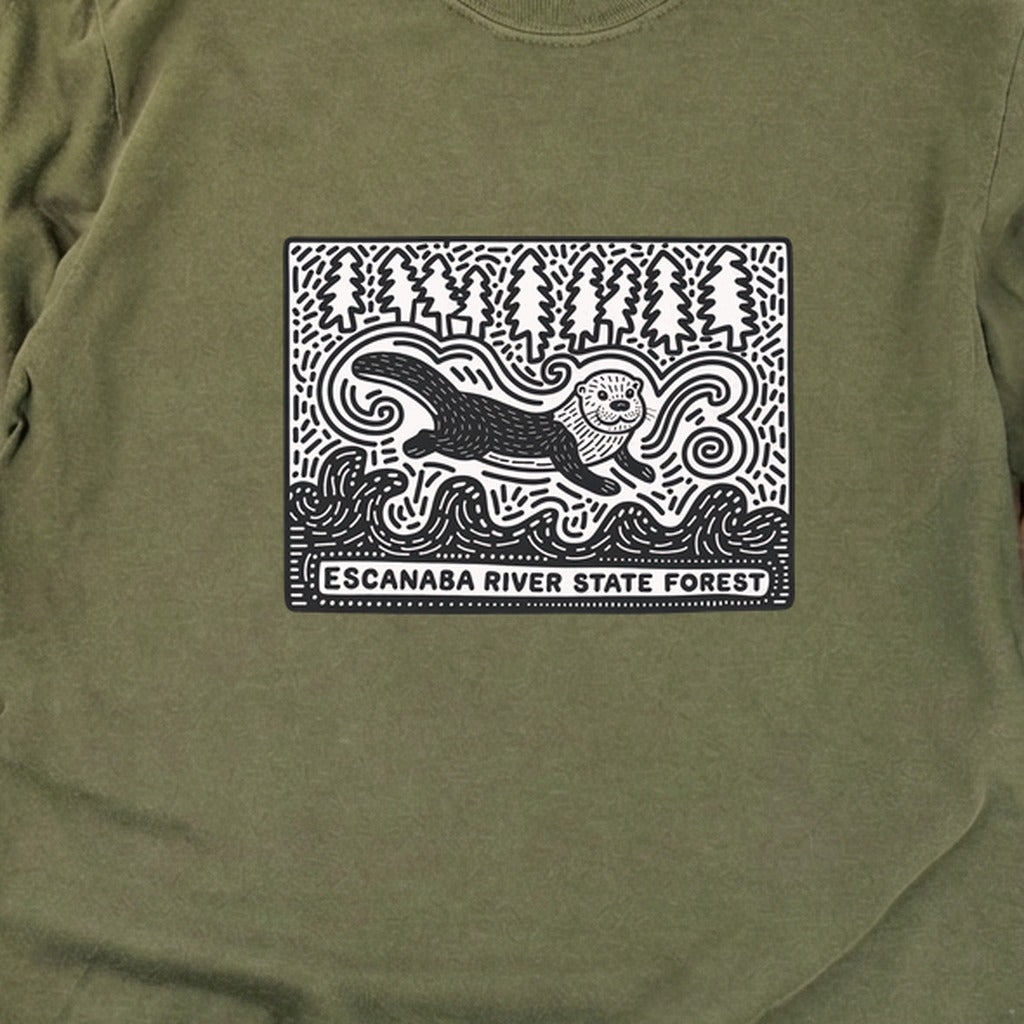 Escanaba River State Forest Cotton Long Sleeve product image 2