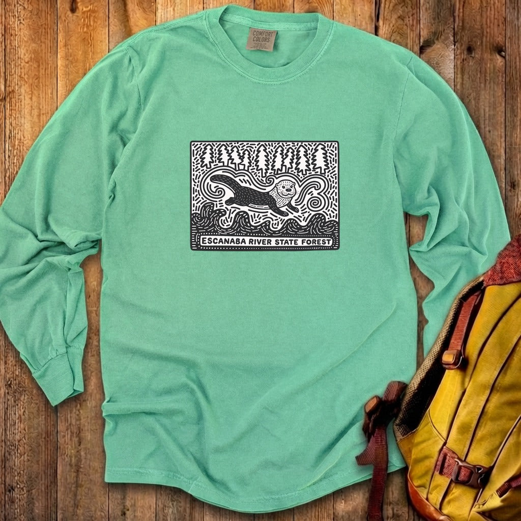 Escanaba River State Forest Cotton Long Sleeve product image 19