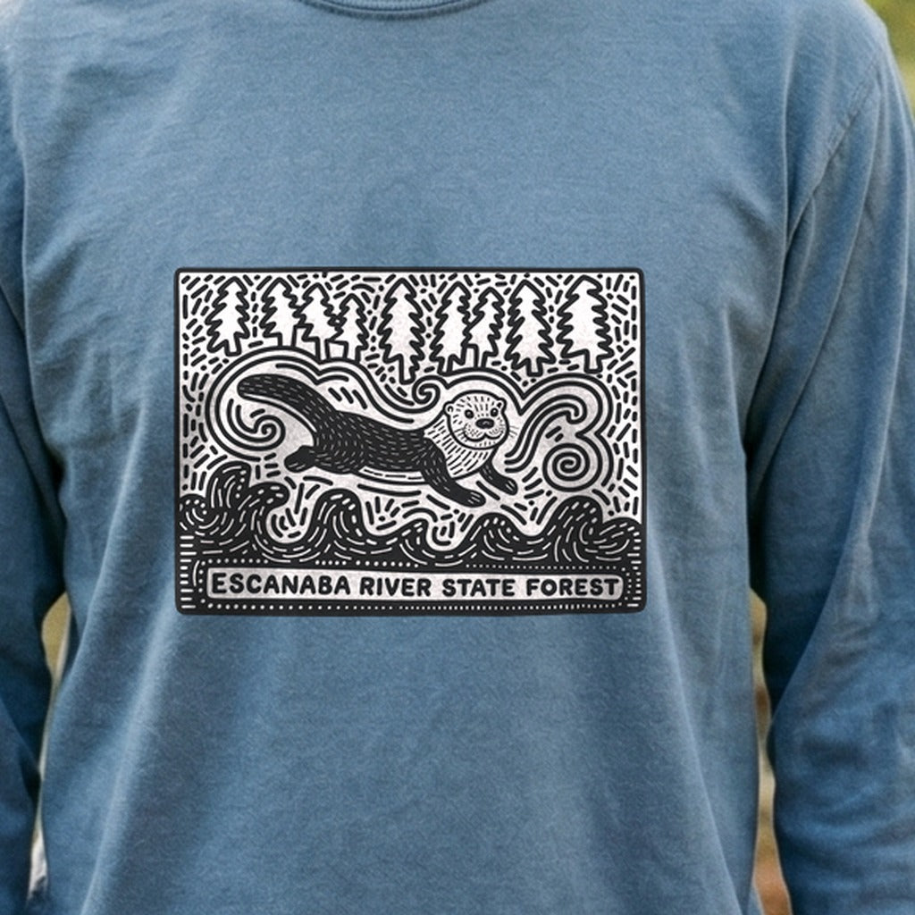 Escanaba River State Forest Cotton Long Sleeve product image 3