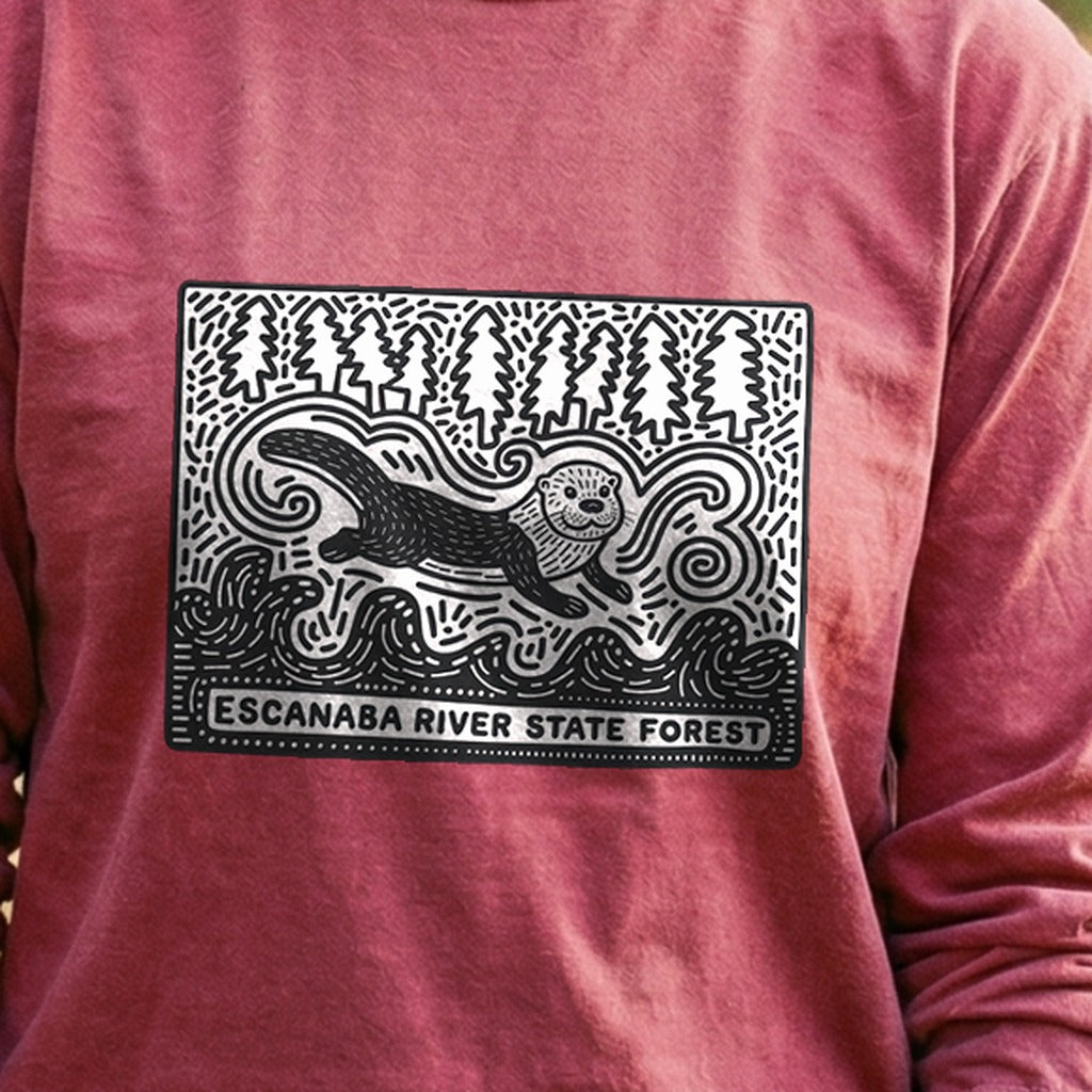 Escanaba River State Forest Cotton Long Sleeve product image 5