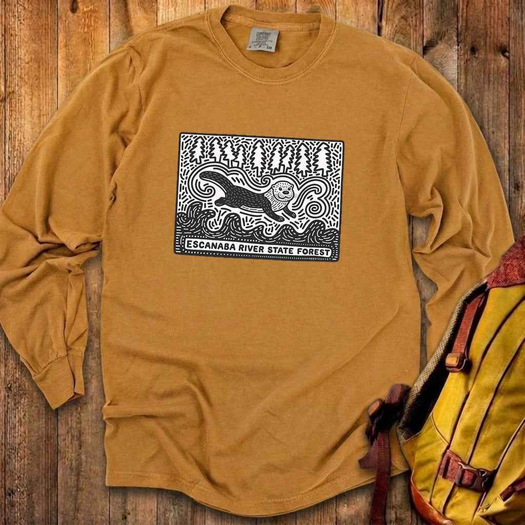 Escanaba River State Forest Cotton Long Sleeve product image 23