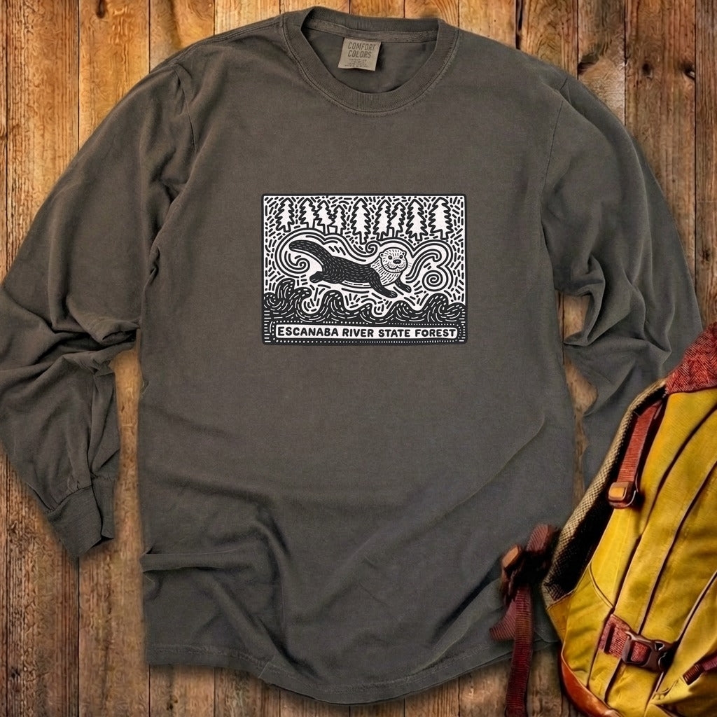 Escanaba River State Forest Cotton Long Sleeve product image 27