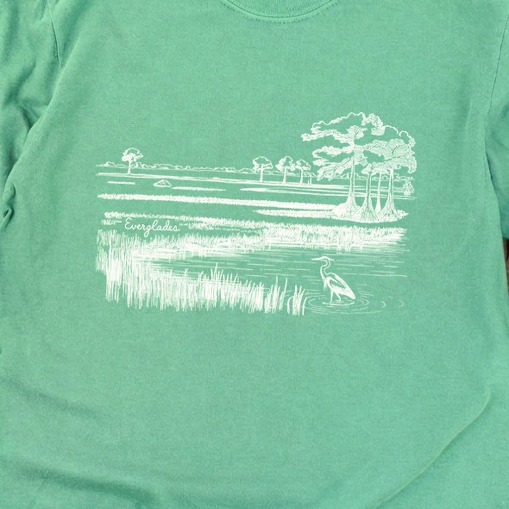 Everglades Line Drawing Cotton Long Sleeve product image 22